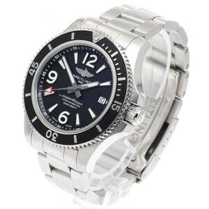 BREITLING Super Ocean 42 A17366 Date Black Dial Automatic Men's Watch_898731